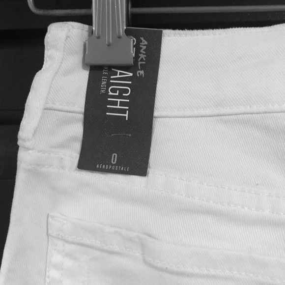 White Aeropostale ankle jeans - Picture 6 of 8